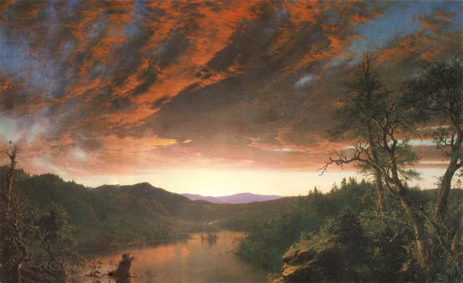 Frederick Edwin Church Dammerung in der Wildnis